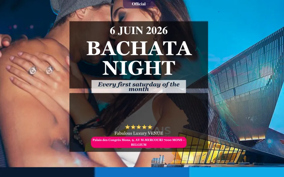 Site Bachata Night, billetterie en ligne avec tickets QR code