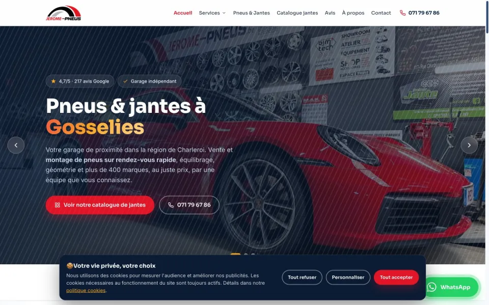 Site Jérôme-Pneus
